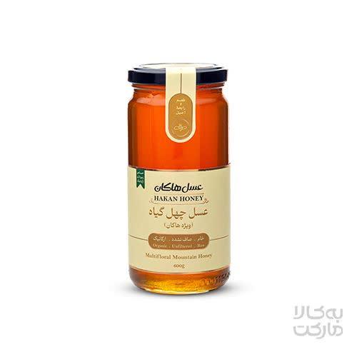 عسل چهل گیاه (ویژه هاکان)ارگانیک 600 گرم هاکان