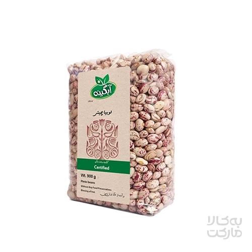 لوبیا چیتی ارگانیک 900 گرم آبگینه